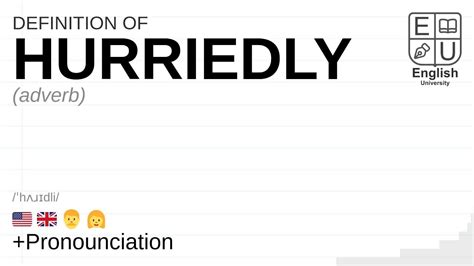 HURRIEDLY Meaning in Tagalog .